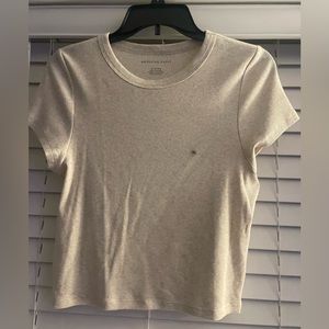 Beige American Eagle top XL